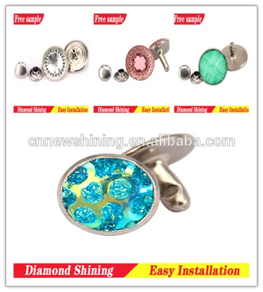Rivet shoes buttons decorative metal accessories