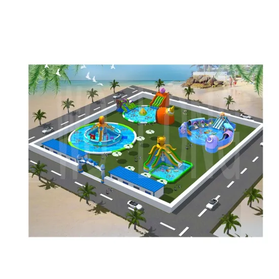 Giant high fun water inflated park inflated giant water park toys for commercial