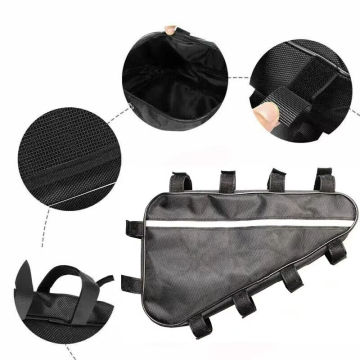 MTB Road Bicycle Triangle Battery Pack Bag - Waterproof 210D Oxford Cloth Storage Case