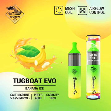 Tugboat Facotory Evo 4500 Puffs Vape descartável