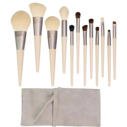 Hot Selling Portable Vegan Makeup Brush Set with Adorable Brush Holder: Your Ultimate Beauty Tool Collection