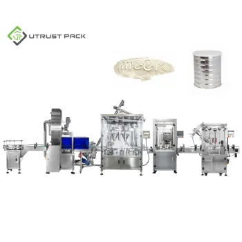 Automatic Food Milk Powder Bottles Filling Sealing Packaging Production Line
