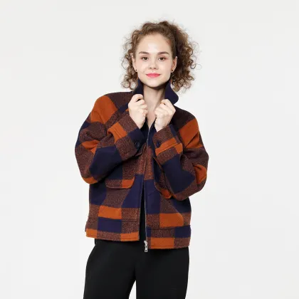 New Fashion Winter Zipper Sherpa Coats