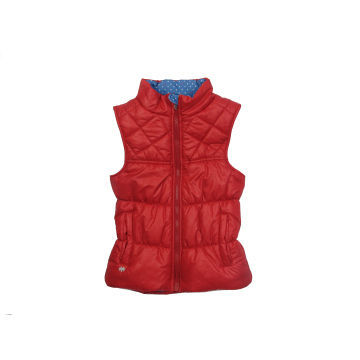 Girls' up-collar vest