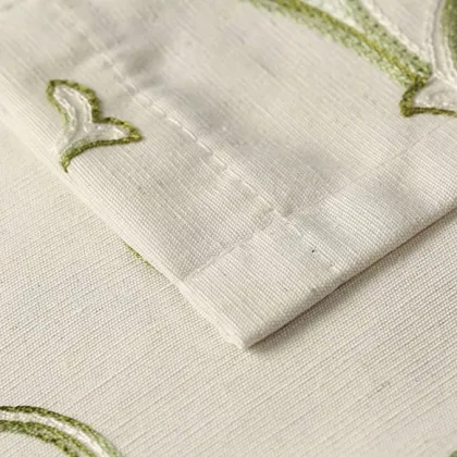 Home Textiles Woven Embroidered Curtains Valance
