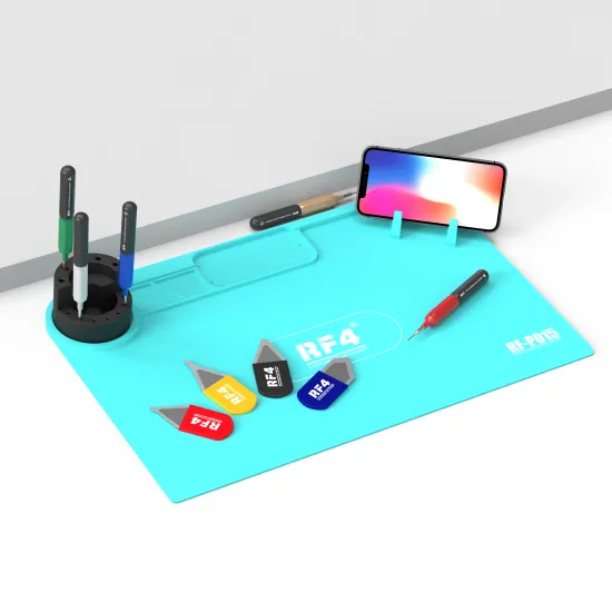 RF4 Insulation Heat Resistant Silicone Mat for Mobile Soldering BGA Repair Station