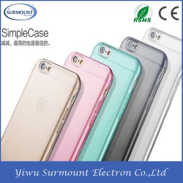 Ultra-thin for iphone 6 clear case 4.7 / gel transparent 5.5 inch TPU cell phone case /bulk stock cheap TPU case for Iphone case