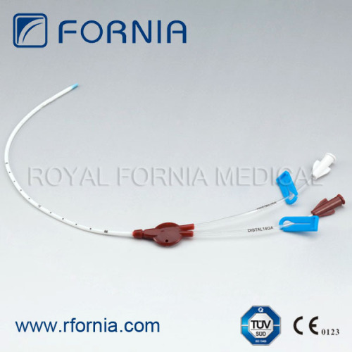 Disposable double lumen central venous catheter CE ISO13485 manufacturer