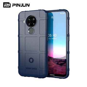 Kasing telepon Rugged Square Square untuk Nokia 5.4 / G20 / G21 / G11 dengan penutup belakang TPU karet tahan lama