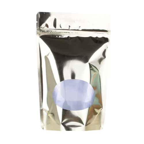 Bolsa de embalaje de especias transparentes impresas personalizadas con esquina redonda