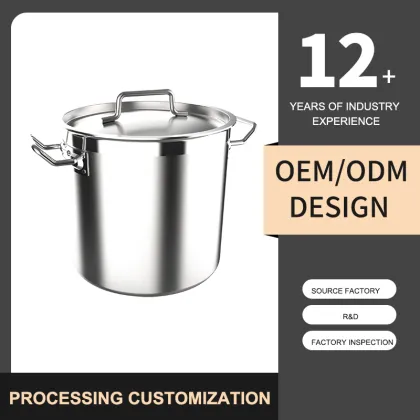 OEM Commercial Stainless Steel Stock Pots