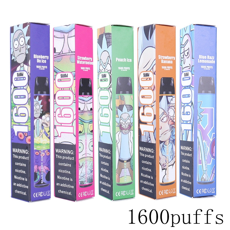 Pop vendiendo humo vape desechable adicional 1600puffs