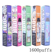 شائع مميز 1600puffs لفائف أفضل vape