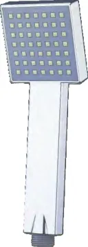 Square type multi-function shower handheld head spout
