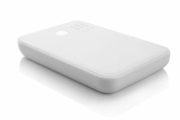 Fashion 210g Fcc / Rohs 7800mah White Rechargeable Power Banks / Powerbank With Slim Design