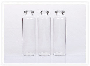 Bright Color 100ml Man Square Perfume Glass Bottle / Smaal Glass Vial For Car Decoration