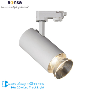 RONSE Track Spot Lamp: 20W LED Track Light with Aluminum Housing for Home and Exhibition