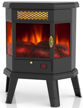 Electric Infrared Freestanding Portable Space Heater with TV Stand