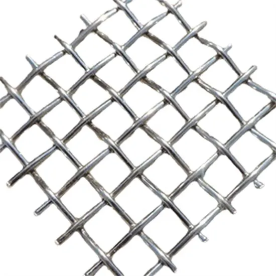 Industrial Stainless Steel Woven Crimped Wire Mesh Filter Vibrating Screen