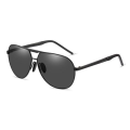 NUEVA Moda Silver Frame Aviator Gafas de sol para hombres