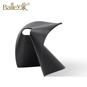 Stackable Minimalist Living Room Chair: Modern Ottoman & Contemporary Stool