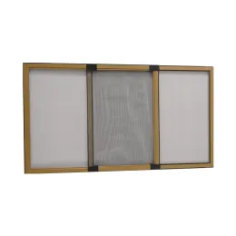 Retractable Slide Mosquito Window Screen With Aluminum Frame