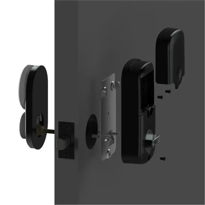 Интеллектуальная серебряная электронная заслонка отпечатка отпечатка пальца