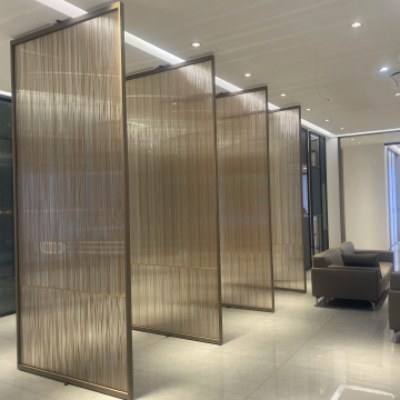Design della porta del perno di vetro di grande alluminio per uffici moderni con isolamento sonoro