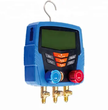 CT-GD-B Digital manifold gauge set for refrigerant HVAC refrigeration air Conditioner sight glass Digital pressure gauge
