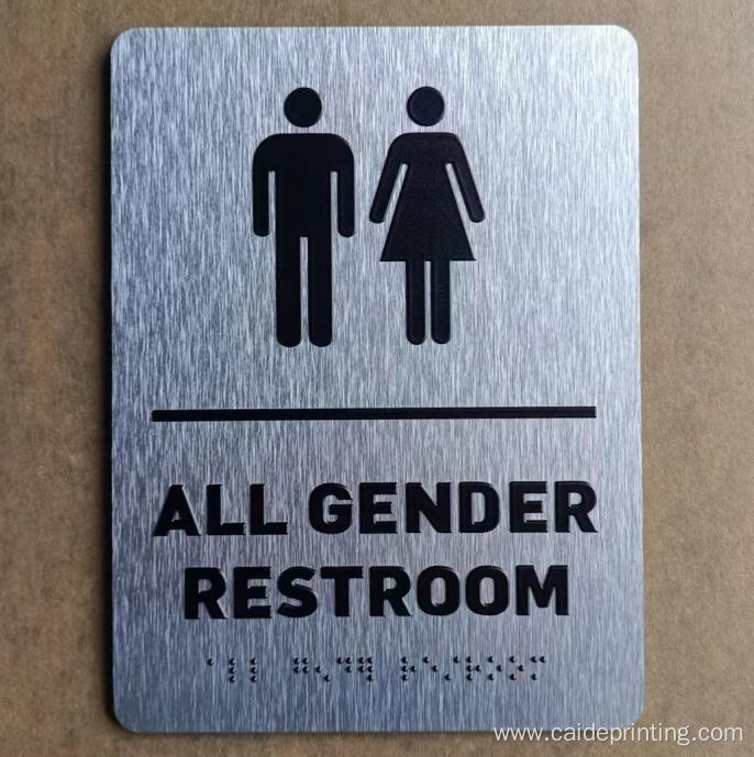 Restroom Signs ADA Compliant with Braille