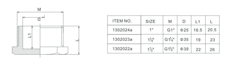 Lead-Free Brass & Bronze Cap & Pipe Fittings (CE DVGW certificated)