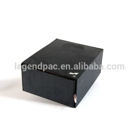 high end professional black jewelry packaging