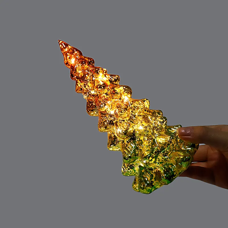 Christmas Tree Blown Glass