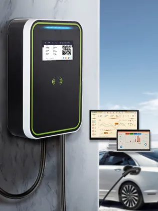 Ultra-thin wall-mounted charging pile