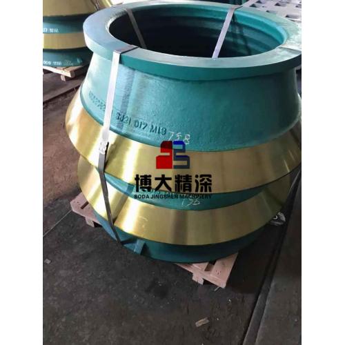 C80 Crusher Spare Parts Mining stone crusher spare parts nordberg HP200 mantle Supplier