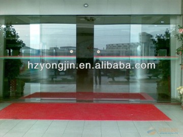 Automatic hotel entrance 12mm insulated glass sensor door hot sale