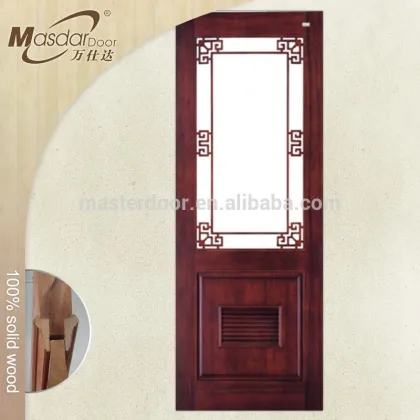 Cheap interior wooden folding doors for bathrooms