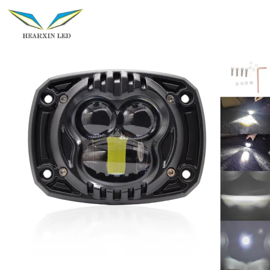 3 Inch Fog Lights 12V/36V - LED Super Bright Square Work Lamp for Pickup/Off Road/4x4 Trucks