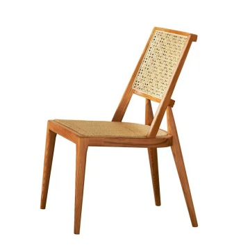 Table à manger et chaise en bois massif pour les restaurants et les cafés