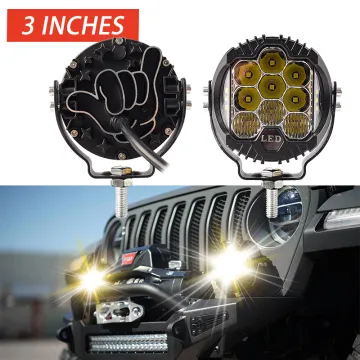 3 Inch LED Car Work Light Bar - White Super Bright Driving Light for ATV SUV Tractor Boat