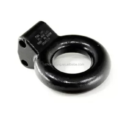 Adjustable 14000 lbs Lunette Drawbar Pintle Hitch Eye for Off-road Trailers