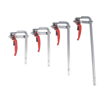 Adjustable Pressure F Clamp: Steel Clamp with Multiple Catches for Versatile Fixing