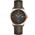 Reloj automático de pulsera de hombre de bronce personalizado CUSN8