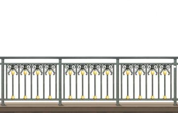 Golden Bee Aluminum Balcony Fence