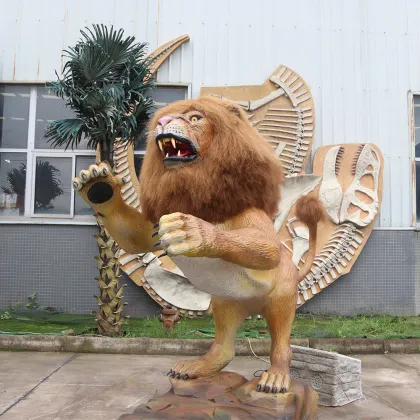 Realistic animatronic lion for sale