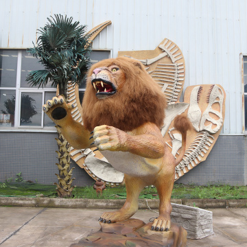 Realistic animatronic lion for sale