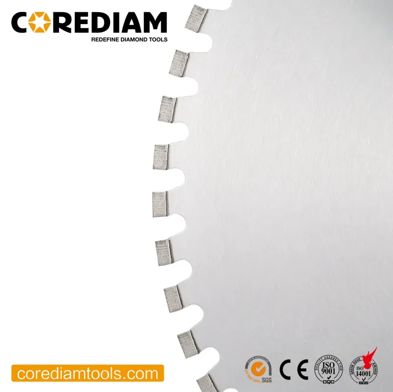 1000mm Laser Welded Wall Saw Blade for Reinforced Concrete Cutting