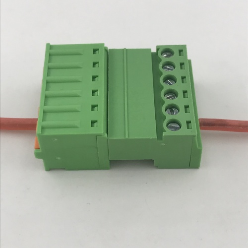 3.81mm pitch 6 pin spring pluggable terminal block