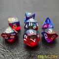 Bescon New Moonstone Dice Valor Stone, Polyhedral Dice Set of 7