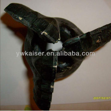 Alloyed and PDC Drag bit, 3 wing drag bit for soft stratum and soil stratum
